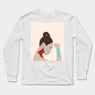 Strong Women #illustration #digitalart Long Sleeve T-Shirt